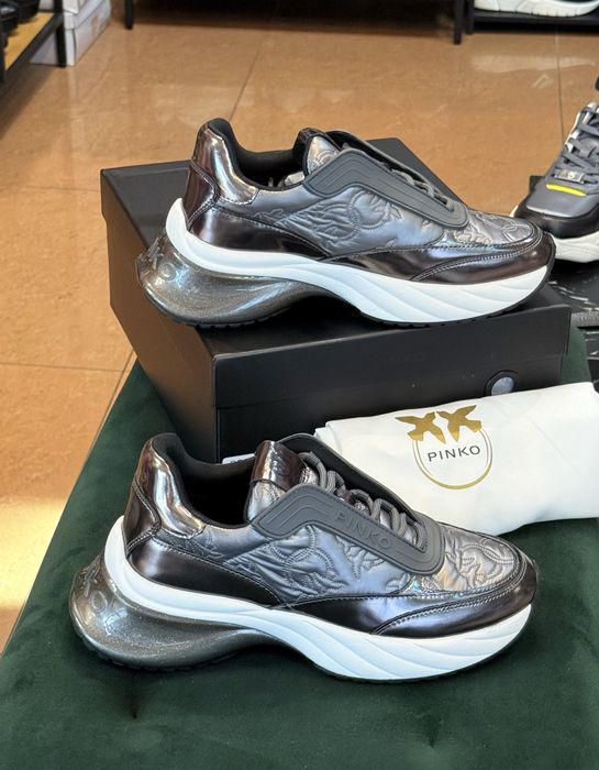 PINKO Ariel 19 Monogram Оригинални Дамски Сникърси 36–41