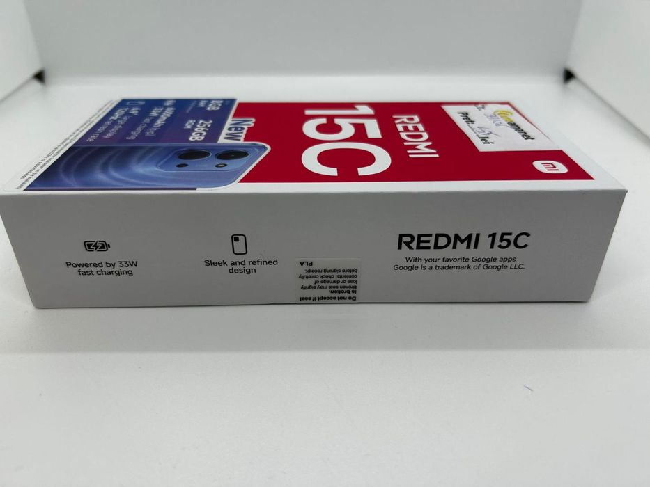 Xiaomi Redmi 15, 8GB RAM, 256GB, 5G, Midnight Black - SIGILAT -D-