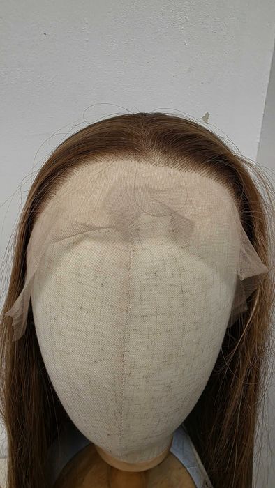 Perucă Sapphirewigs 13×6 lace front, 66 cm, maro deschis, densitate 150% – nouă