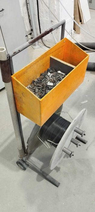 Ръчна чембер машина комплект с количка, пластмасова лента и клипсове