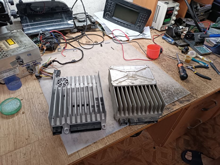 Ремонт усилителей mercedes