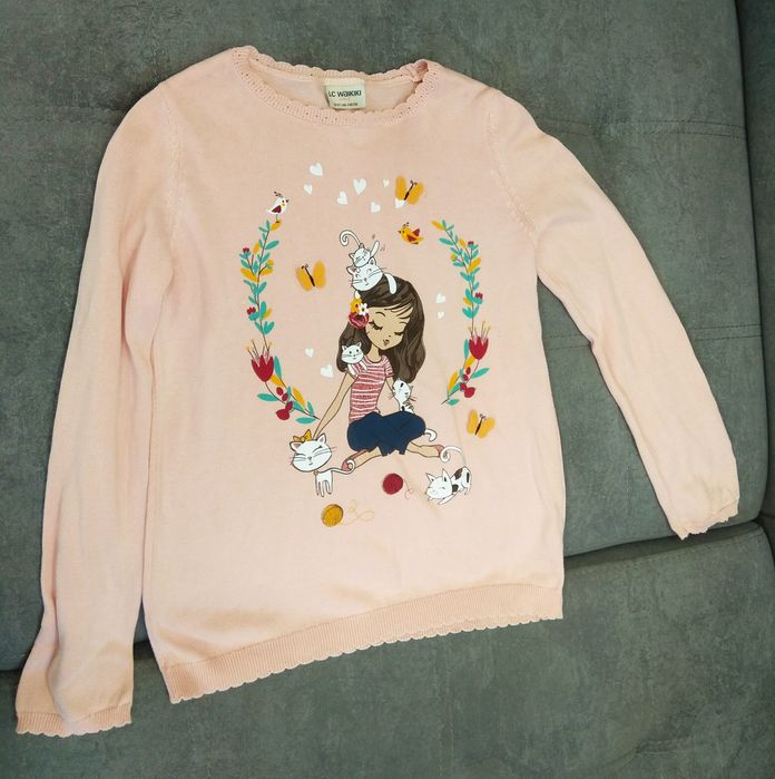 Кофточка на девочку 9-11 лет