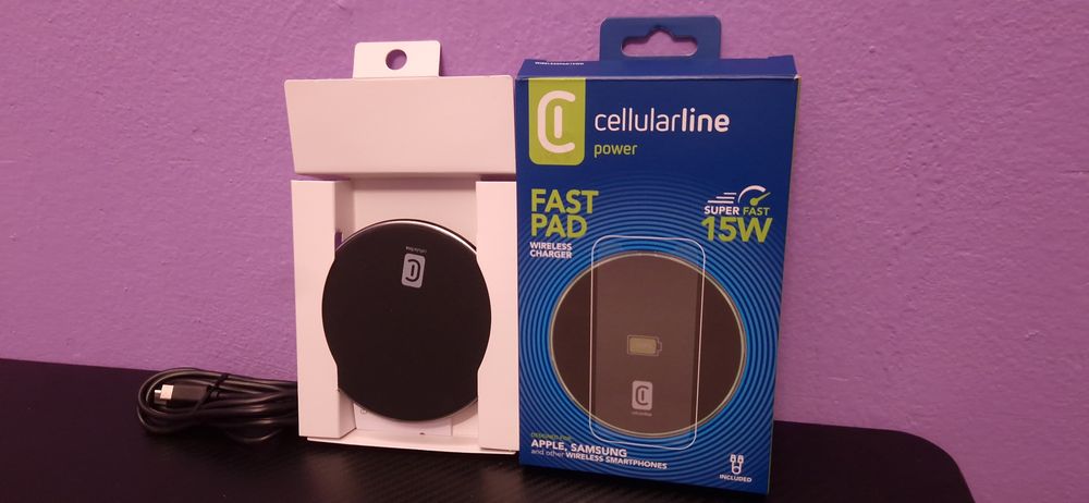 Cellular Line безжично зарядно 15W - като ново