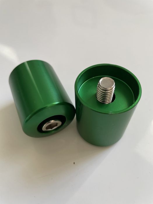 Capete de ghidon moto verzi