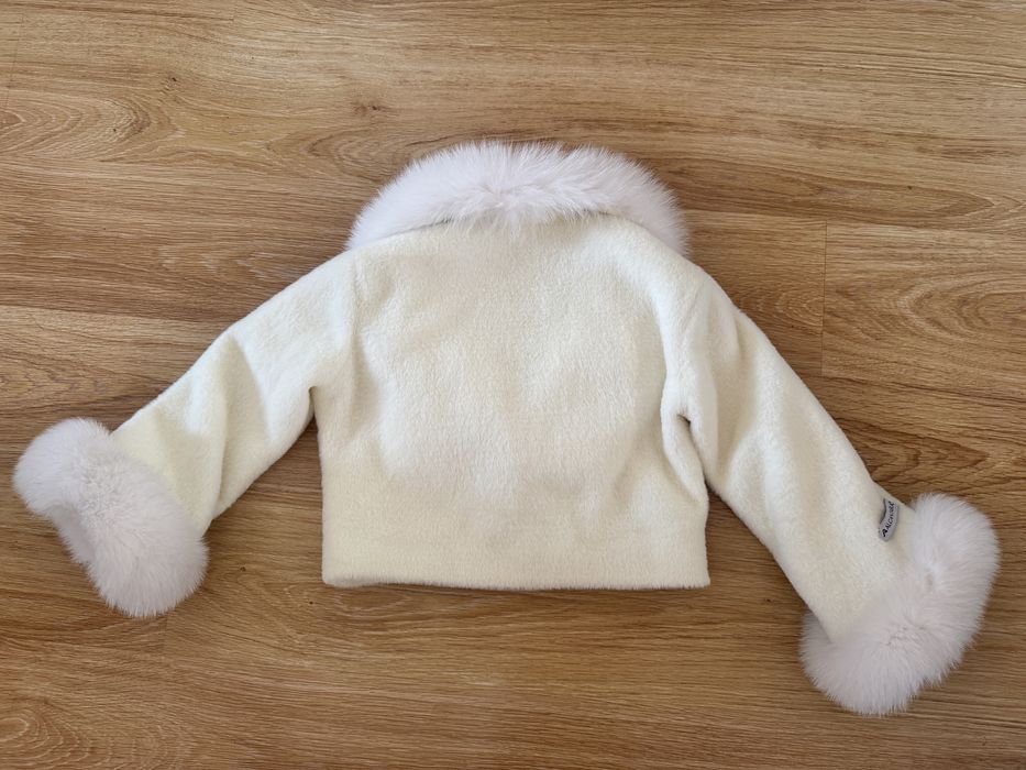 Луксозно късо палто с естествен косъм – елегантен модел - Лисица