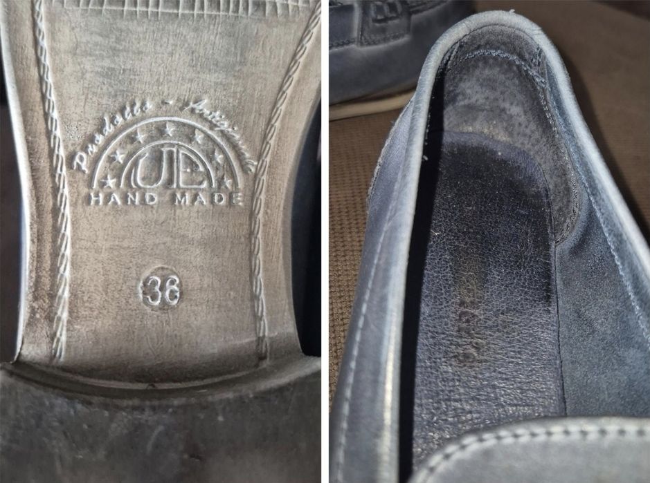 Pantofi Mocasini Penny, Artizanali JB, Lux (Hand Made Italial - 36