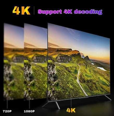 Смарт ТВ бокс H96 Max V12, Android 12, 4+32 GB, медиен плейър