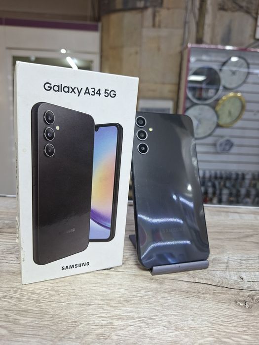 Samsung A 34 5g joyi 128gb rangi qora
