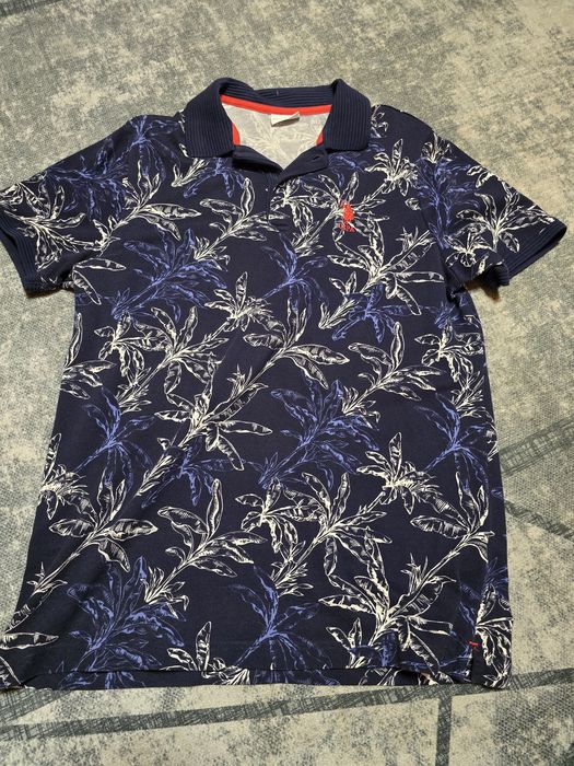 Us polo тениска с яка