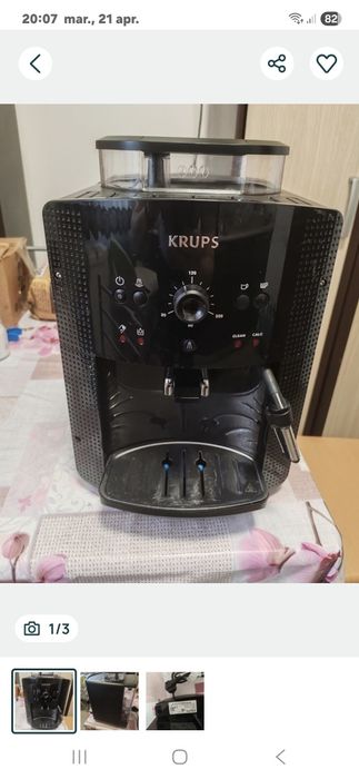 Vând aparat de cafea macină cafeaua boabe 450 ron