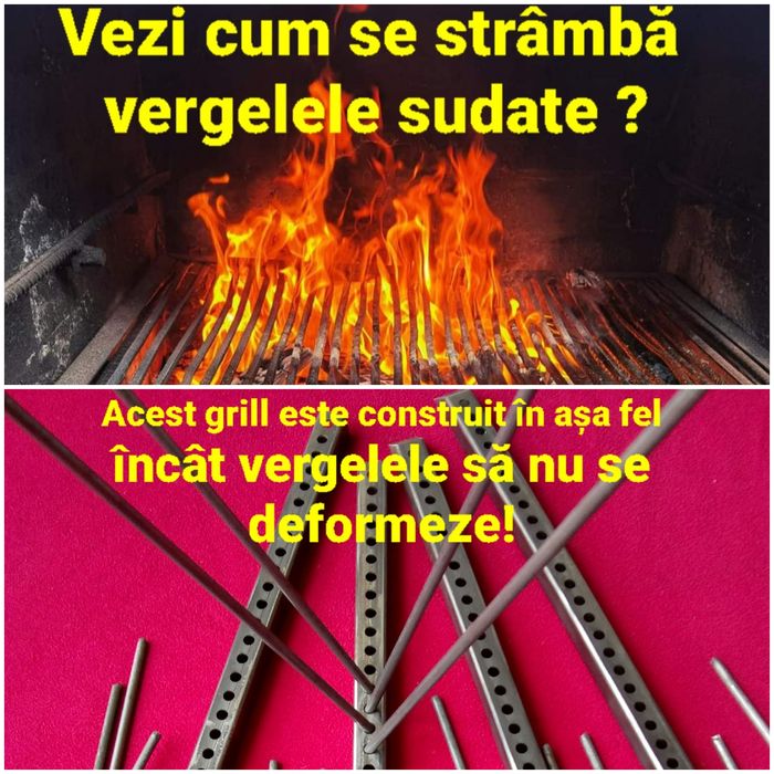 Grătar cum n-ai crezut că există! Grătar de Treabă cu grill și plită!