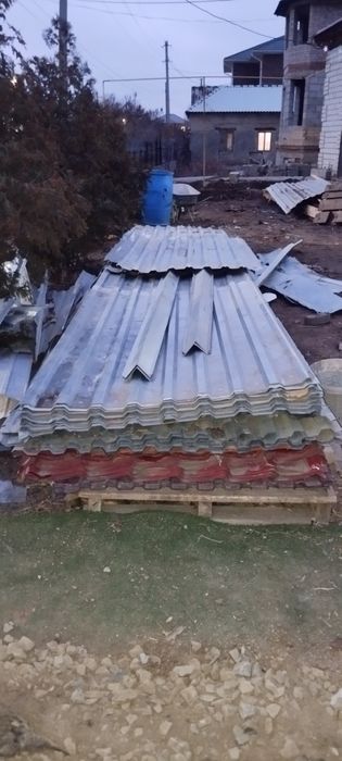 Профнастил металлочерепица б/у