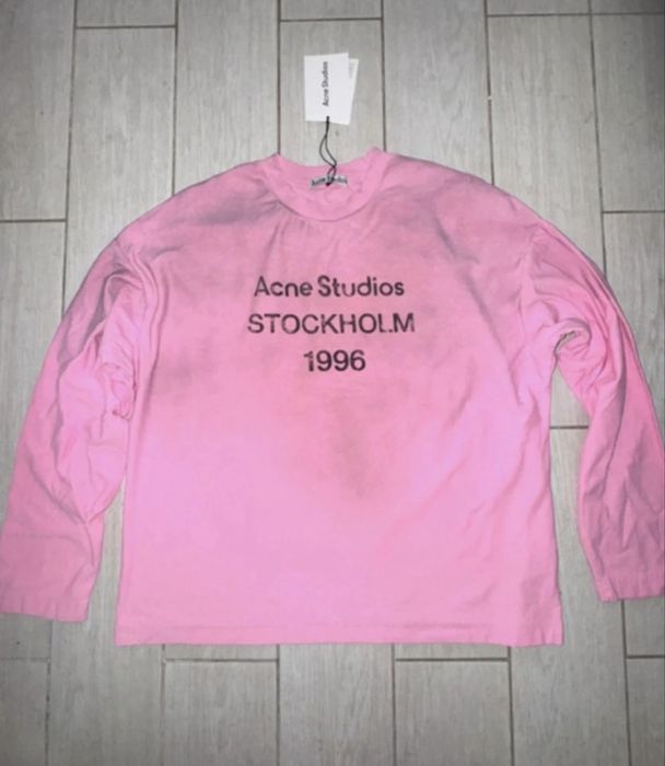 bluza acne studios pink s