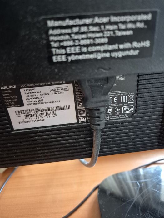 Монитор Acer Перфектен