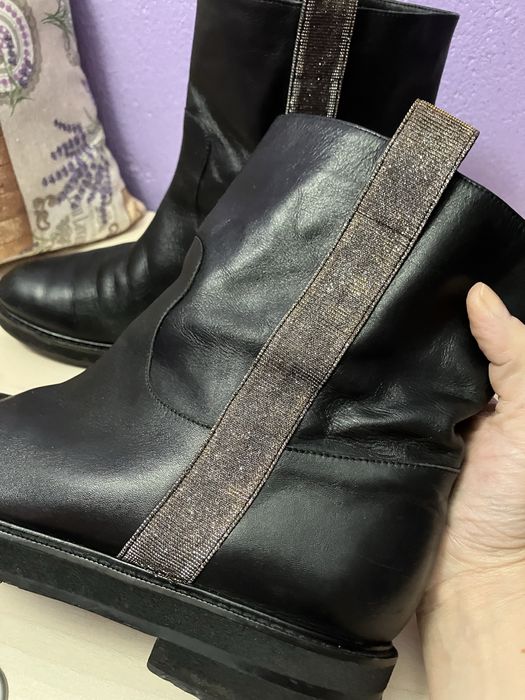 Cizme scurte piele naturala,Voltan