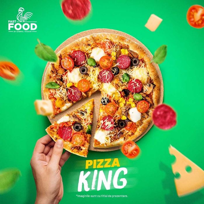 Grafician Fast food, spoturi audio, design