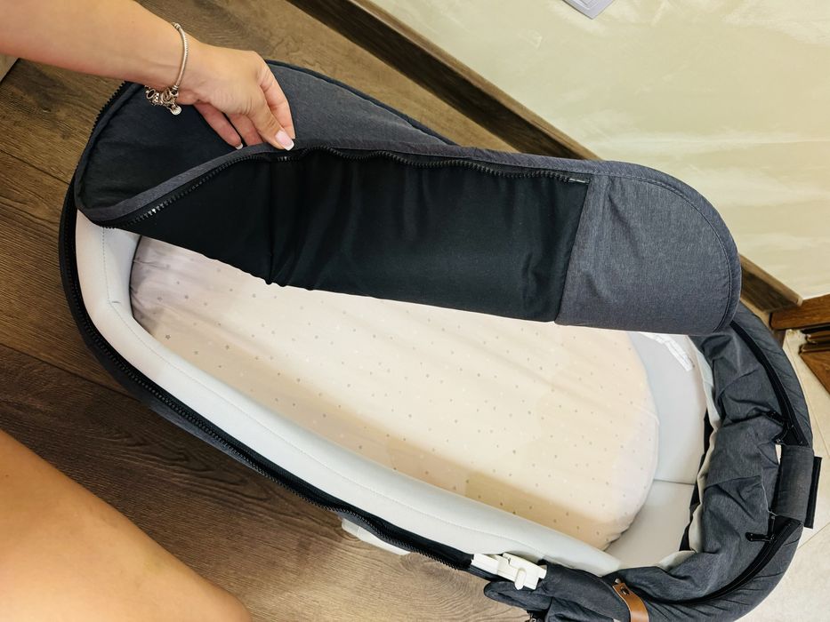 Бебешка количка Chipolino Electra Silver and White