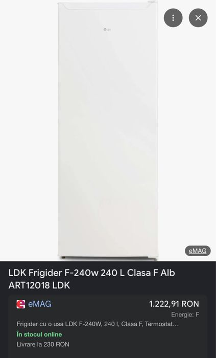 Vand Frigider LDK