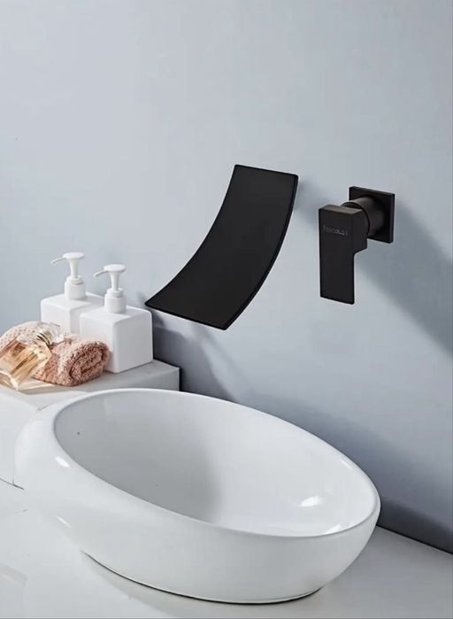 Baterie lavoar cada neagra