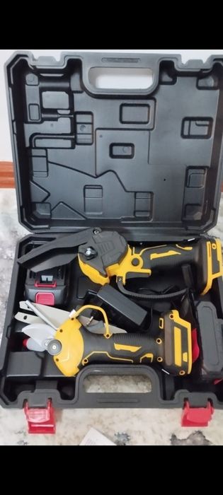 Садовый секатор и электропила