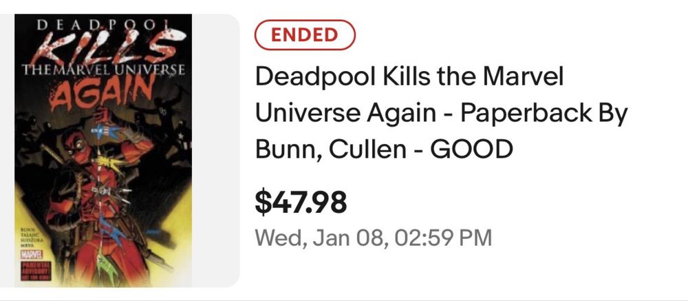 Deadpool Kills the Marvel Universe Again