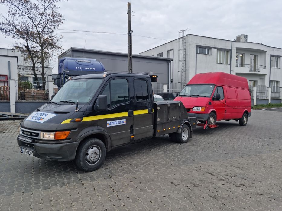 Tractari auto / Tractări Autoutilitare/Tractări  Dube XXL/Roți blocate