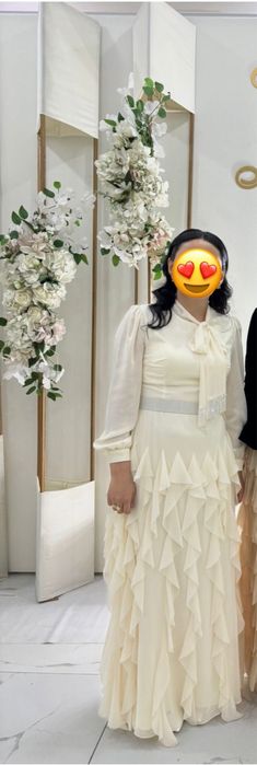 Белое платье 36/42 размера