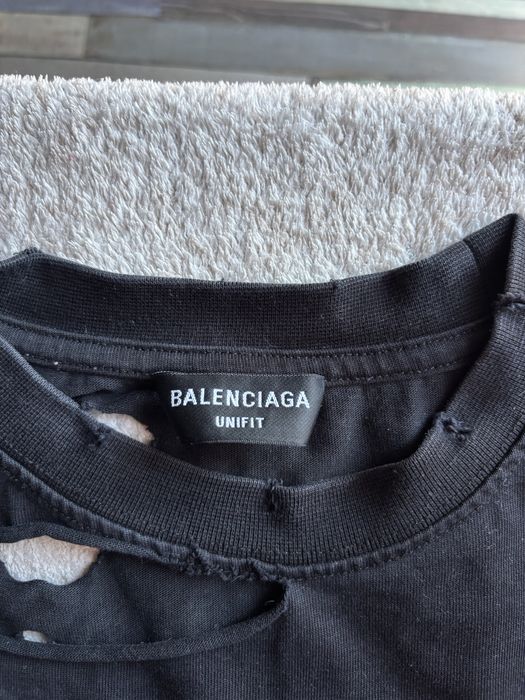 Черна тениска Balenciaga