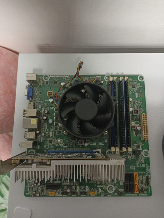 Комплект (материнка, озу, видеокарта, процессор)