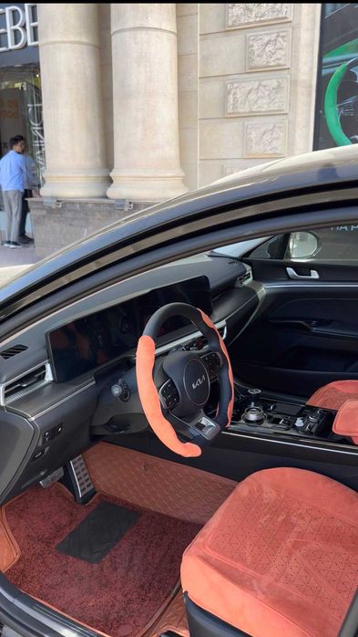 Premium оранжевый комплект для Kia K5 Чехлы накидки и полики TED HOUSE