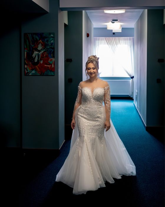 Rochie de mireasa model sirena