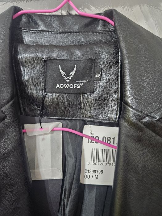 Sacou imitatie piele