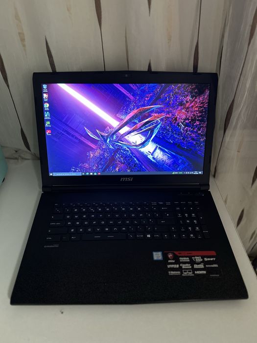 Laptop gaming MSI | 17.3 inch |i5gen6 | 16gb ram| GTX950M | ssd M2 256