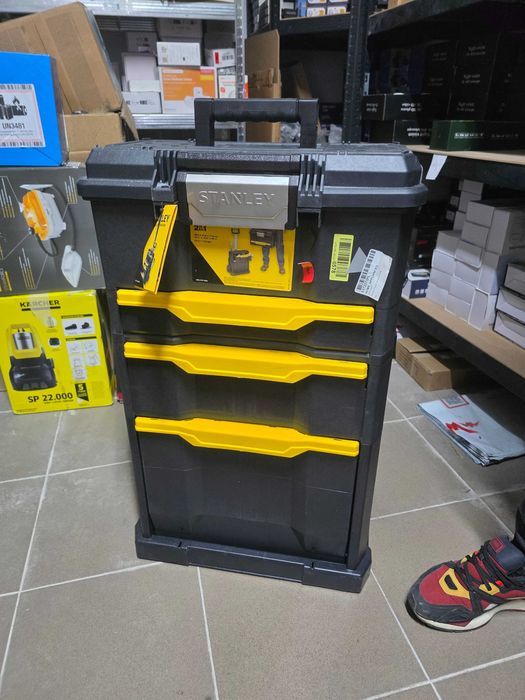 Atelier modular rulabil STANLEY® cu 2 unități detașabile