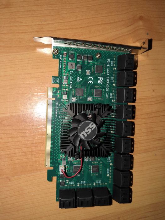 Tishric pcie  16x SATA 3 raid