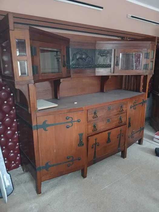 Mobilier antic complet + pian cu coadă Gebrüder Stingl, cca. 1900