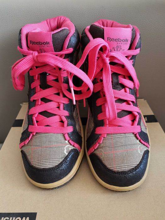 Боти ест.кожа 5th Avenue и оригинални цветни кецове  REEBOK