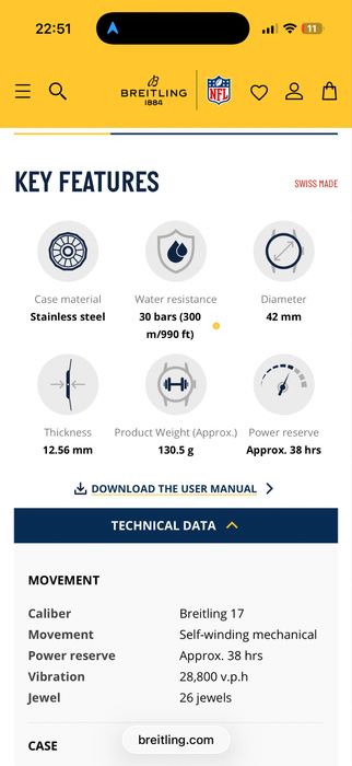 Breitling Superocean 42