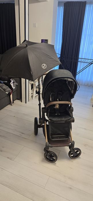 Количка Cybex Priam Rose Gold + аксесоари