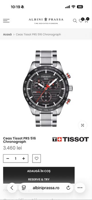 Tissot PRS 516 Chronograph Quartz