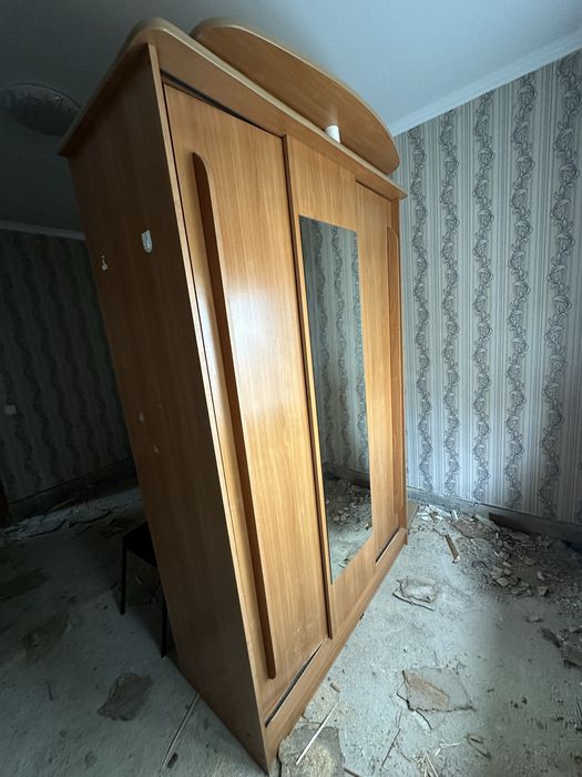 Кровать полуторка с шкафом