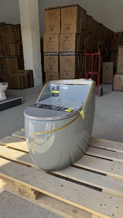 Унитаз литой монолитный высший сорт