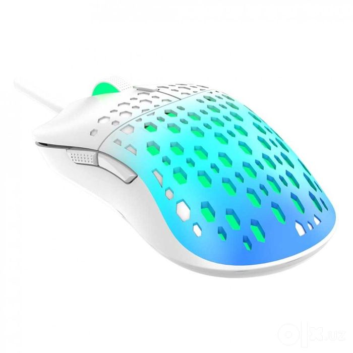 - Мышь игровая проводная AULA S11 Pro (blue/white)