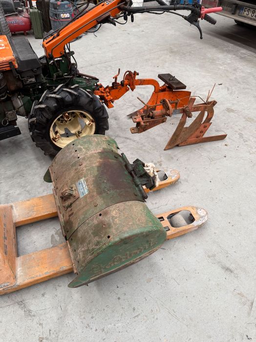 Motocultor Goldoni 14 cv cu remorcă ,freză,plug și răriță 4x4