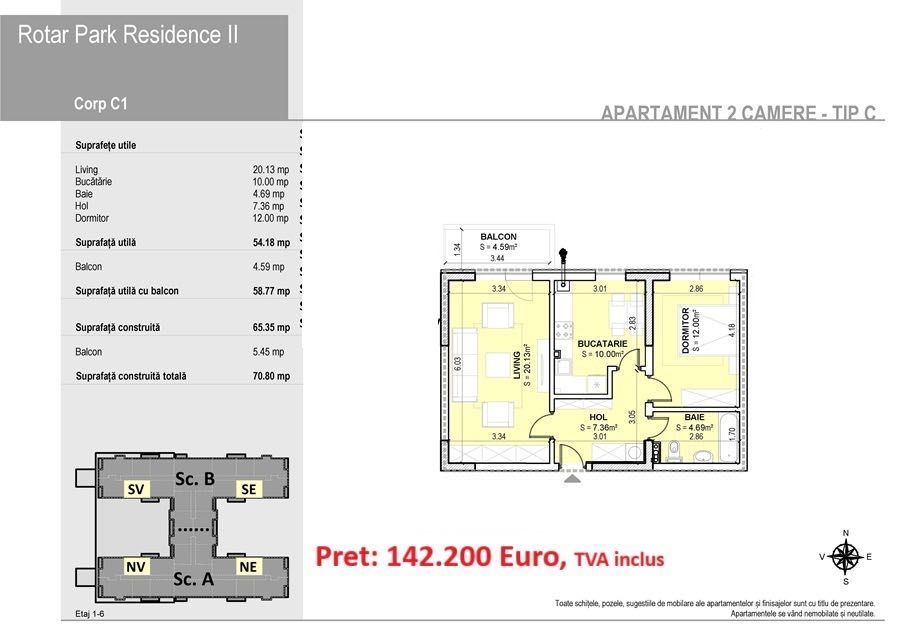 APARTAMENT 2 CAMERE Militari Sector 6