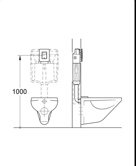 Кнопка смыва для инсталляции GROHE