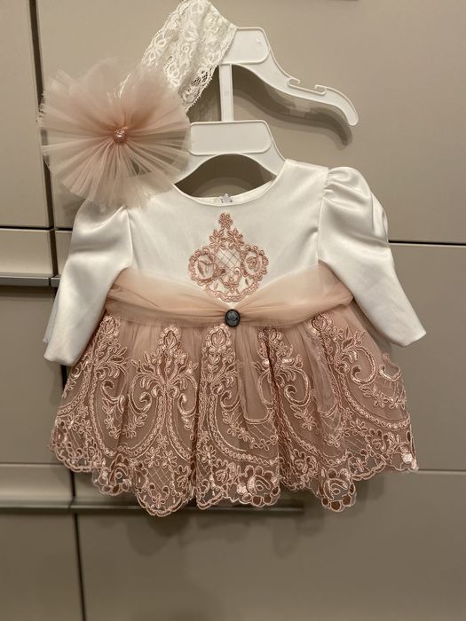 Se vinde rochie botez/ 0-3 luni