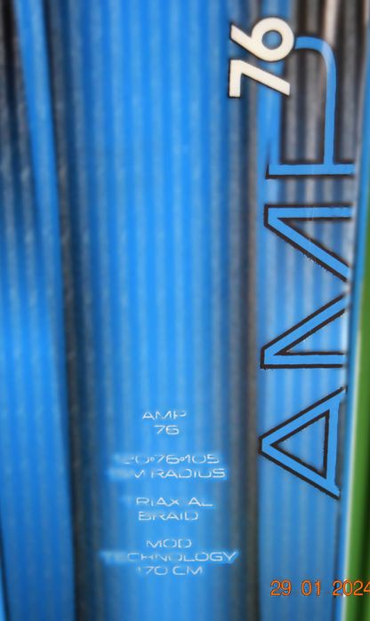 schiuri K2 AMP 76, 170cm /intermediar/ rocker-All mountain/All round