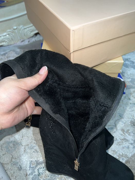 Ботфорты сапоги зима