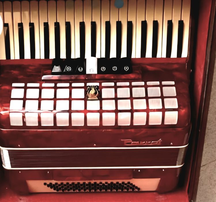 Vând acordeor Parrot cu 80  basi